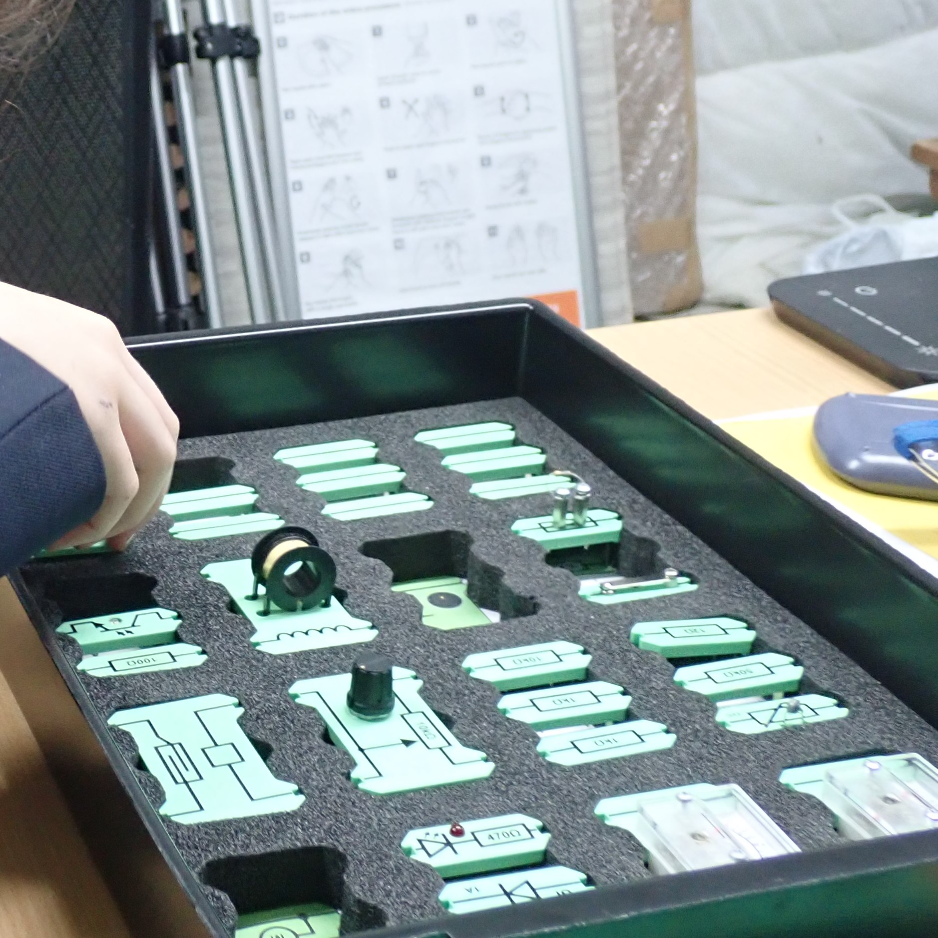 Electrical equipment that looks like the circuit diagrams